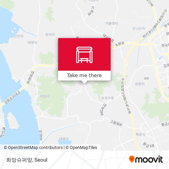 희망슈퍼앞 map