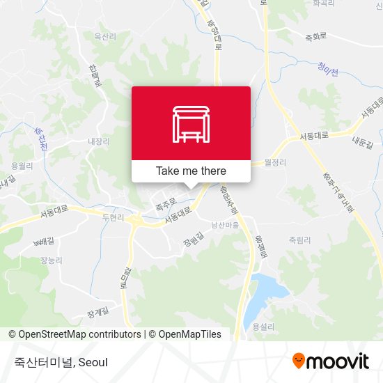 죽산터미널 map