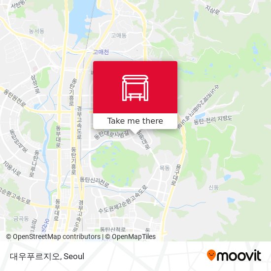 대우푸르지오 map