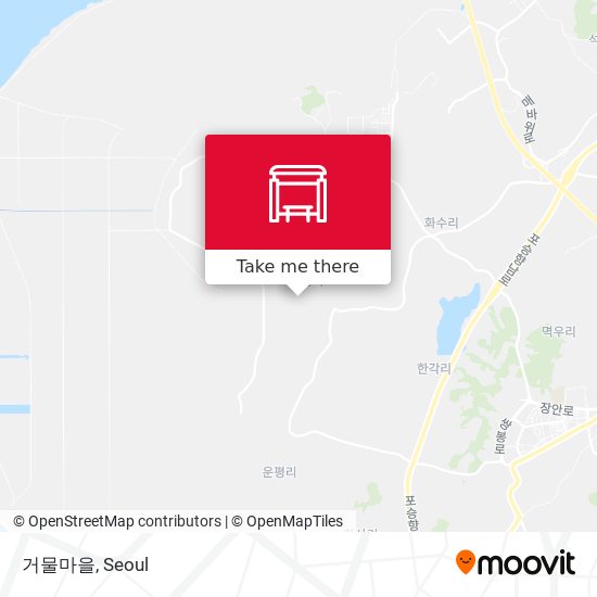 거물마을 map