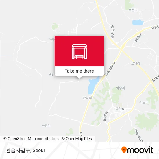 관음사입구 map