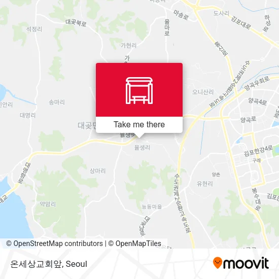 온세상교회앞 map