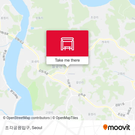조각공원입구 map