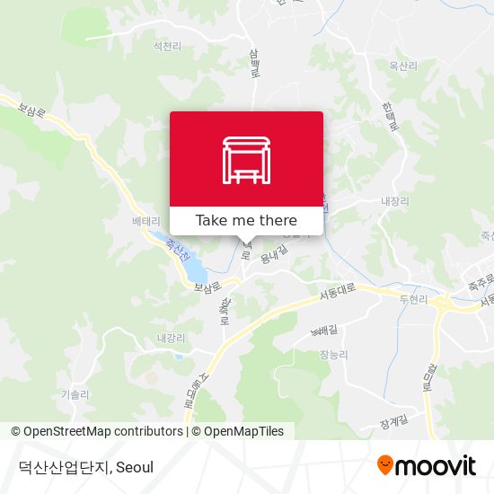덕산산업단지 map