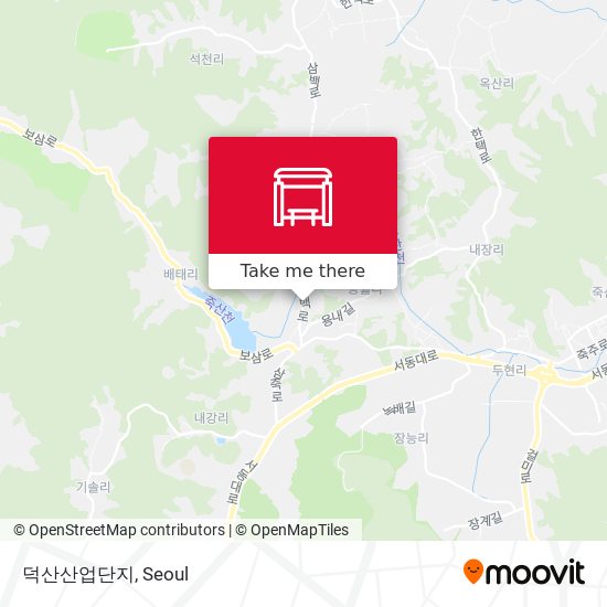 덕산산업단지 map