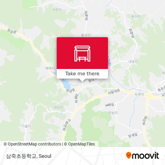 삼죽초등학교 map