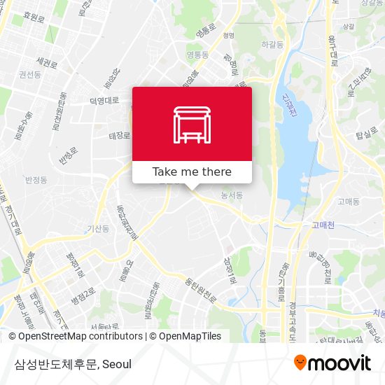 삼성반도체후문 map