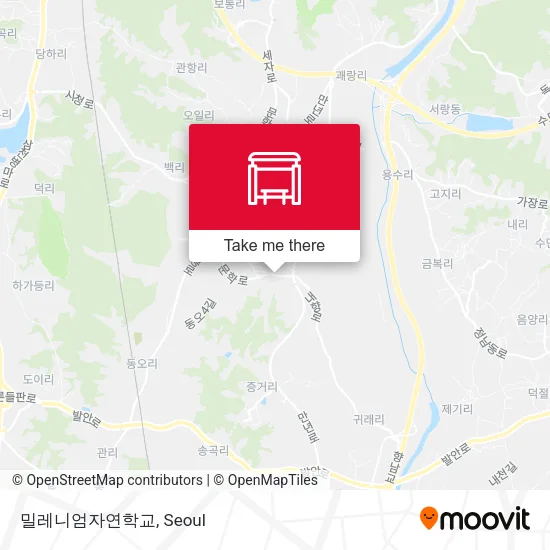밀레니엄자연학교 map