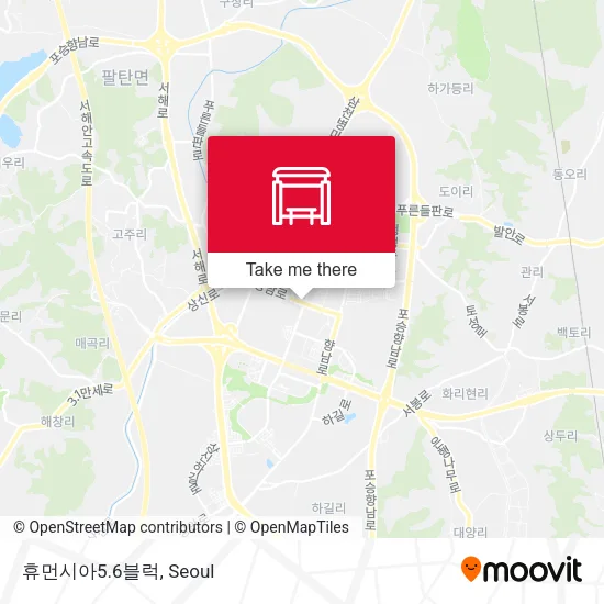 휴먼시아5.6블럭 map