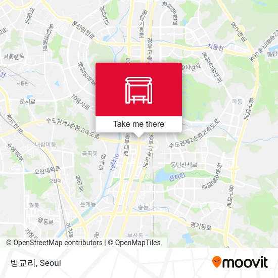 방교리 map