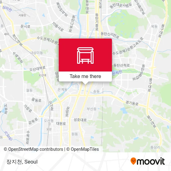 장지천 map