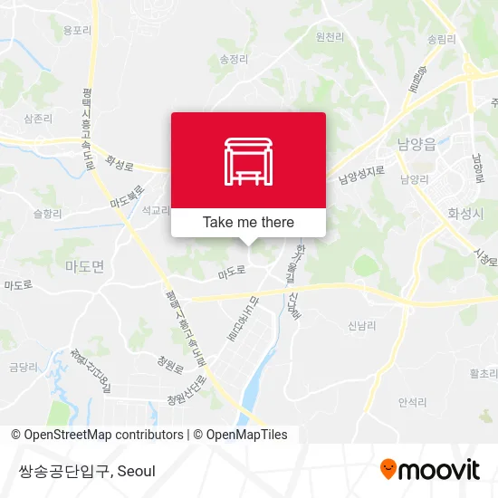 쌍송공단입구 map