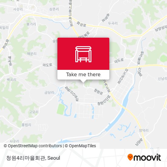 청원4리마을회관 map