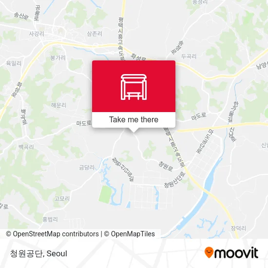 청원공단 map