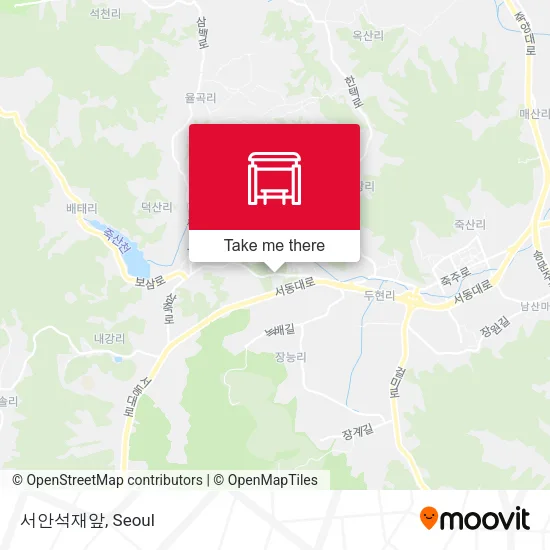 서안석재앞 map