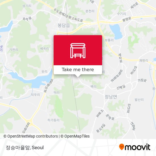 정승마을앞 map