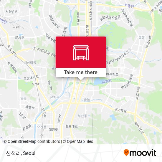 산척리 map