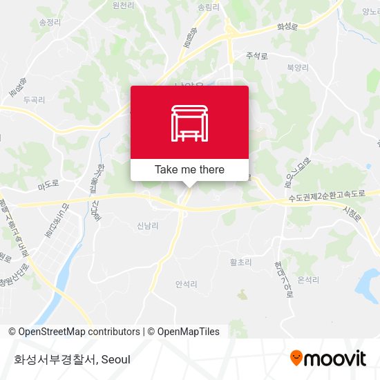 화성서부경찰서 map