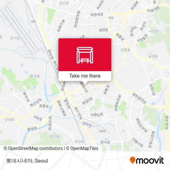 롯데시네마 map