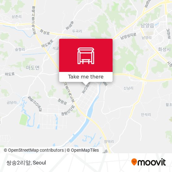 쌍송2리앞 map
