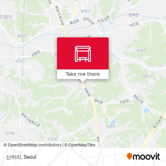산하리 map