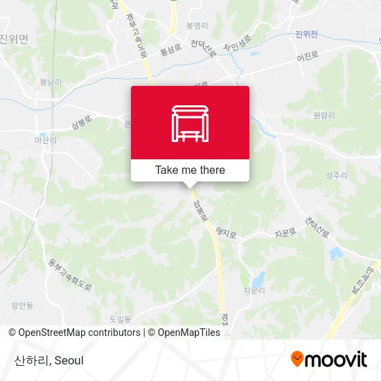 산하리 map