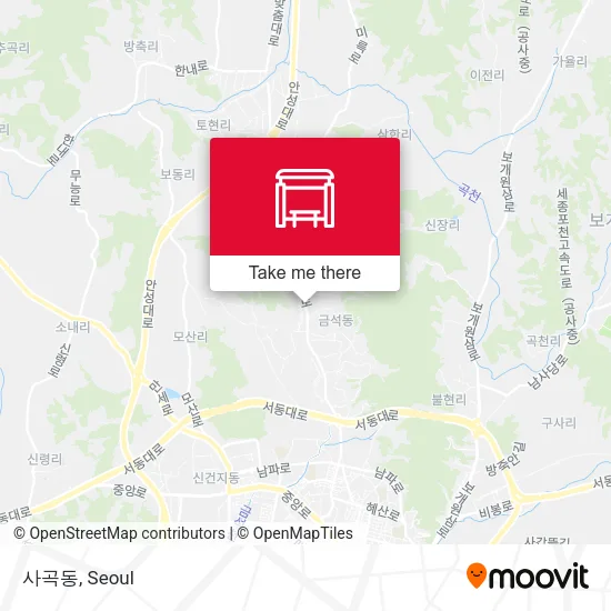 사곡동 map