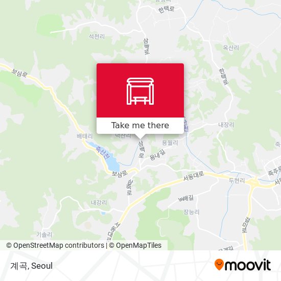 계곡 map