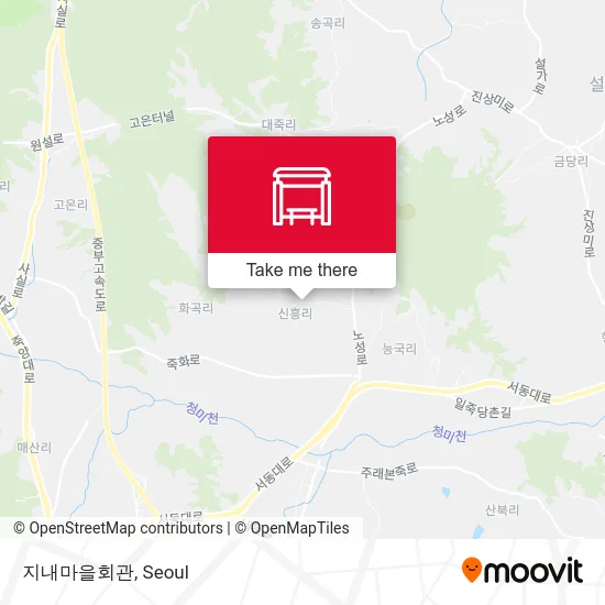 지내마을회관 map