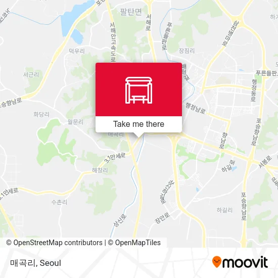 매곡리 map