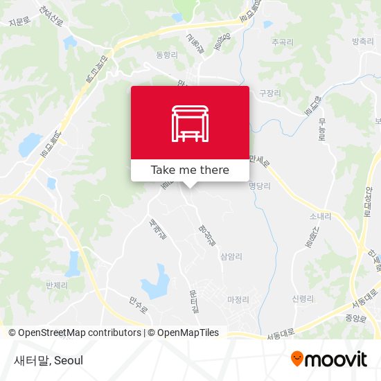 새터말 map