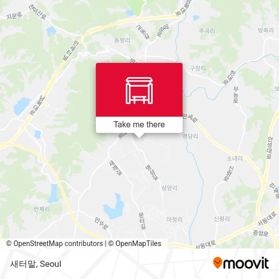 새터말 map