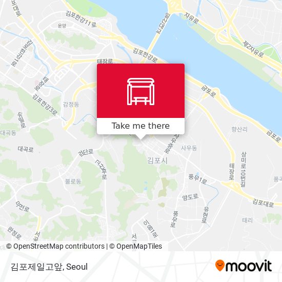 김포제일고앞 map