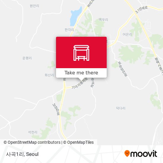사곡1리 map