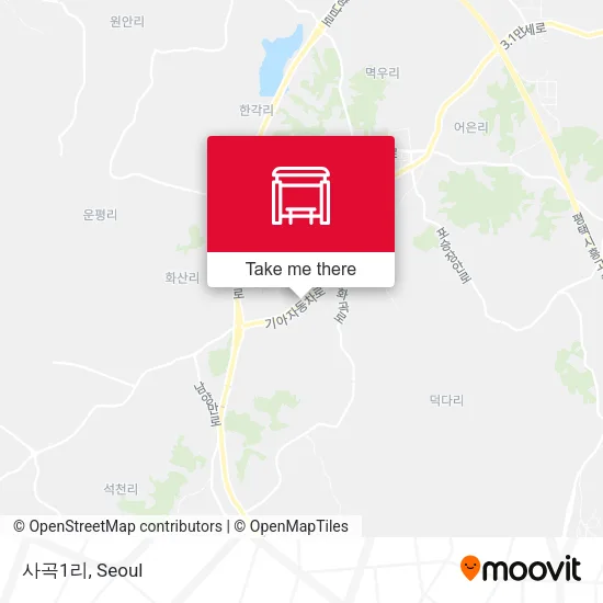 사곡1리 map