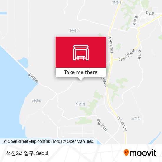 석천2리입구 map