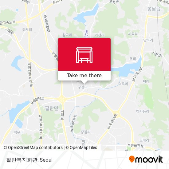 팔탄복지회관 map