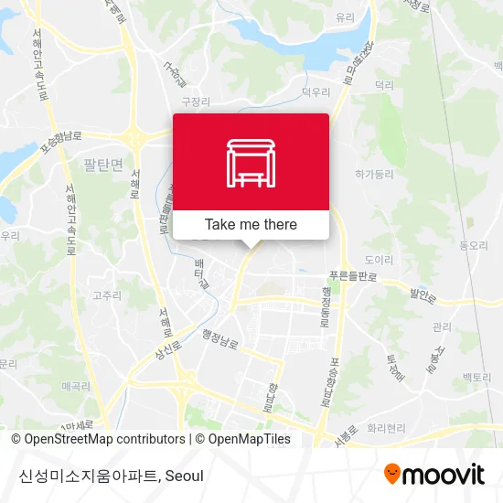 신성미소지움아파트 map