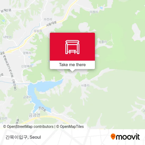 간목이입구 map