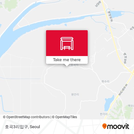 호곡3리입구 map