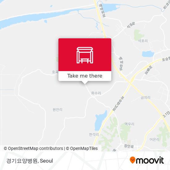 경기요양병원 map