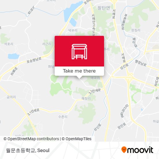 월문초등학교 map