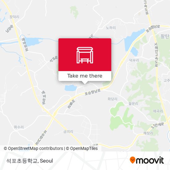 석포초등학교 map