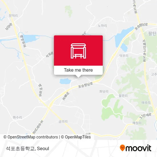 석포초등학교 map