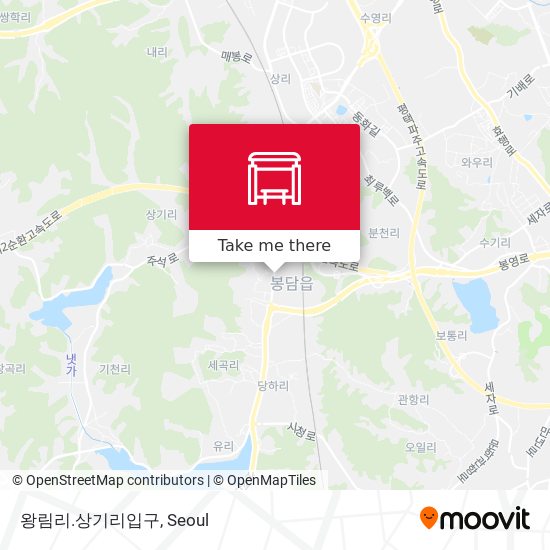 왕림리.상기리입구 map