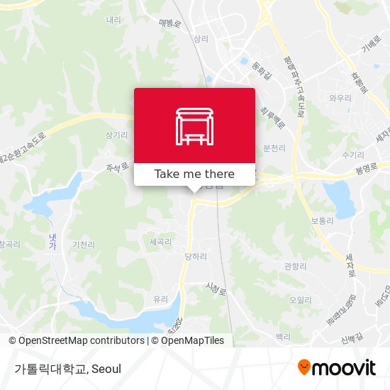 가톨릭대학교 map