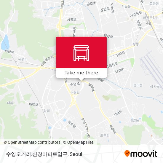 수영오거리.신창아파트입구 map