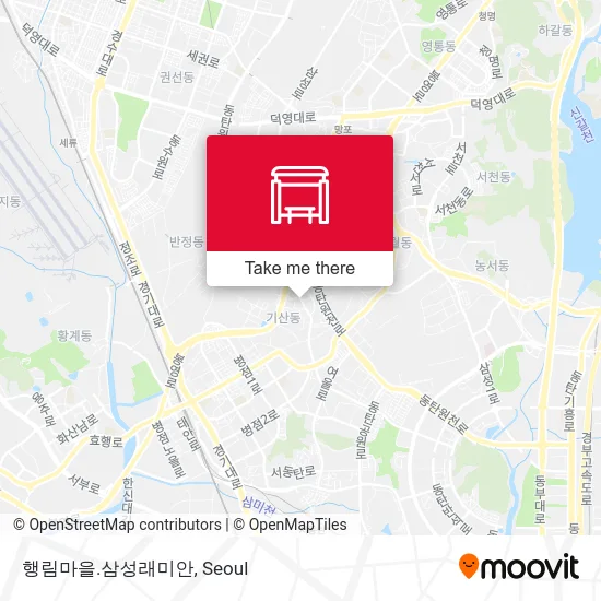 행림마을.삼성래미안 map