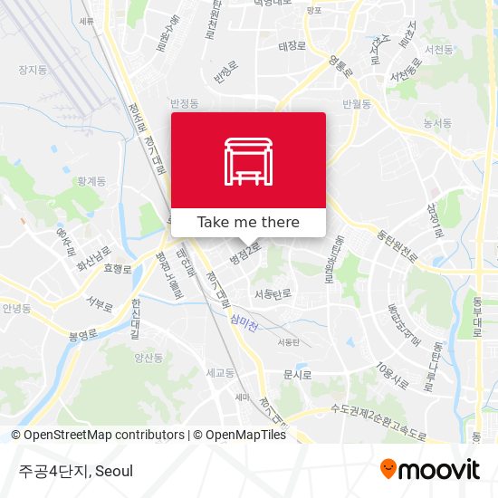 주공4단지 map