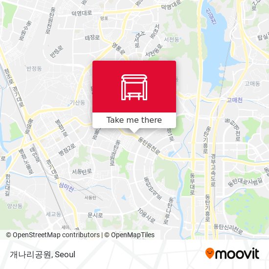 개나리공원 map